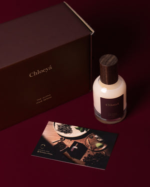 The Alpha Hair Serum bottle with its box